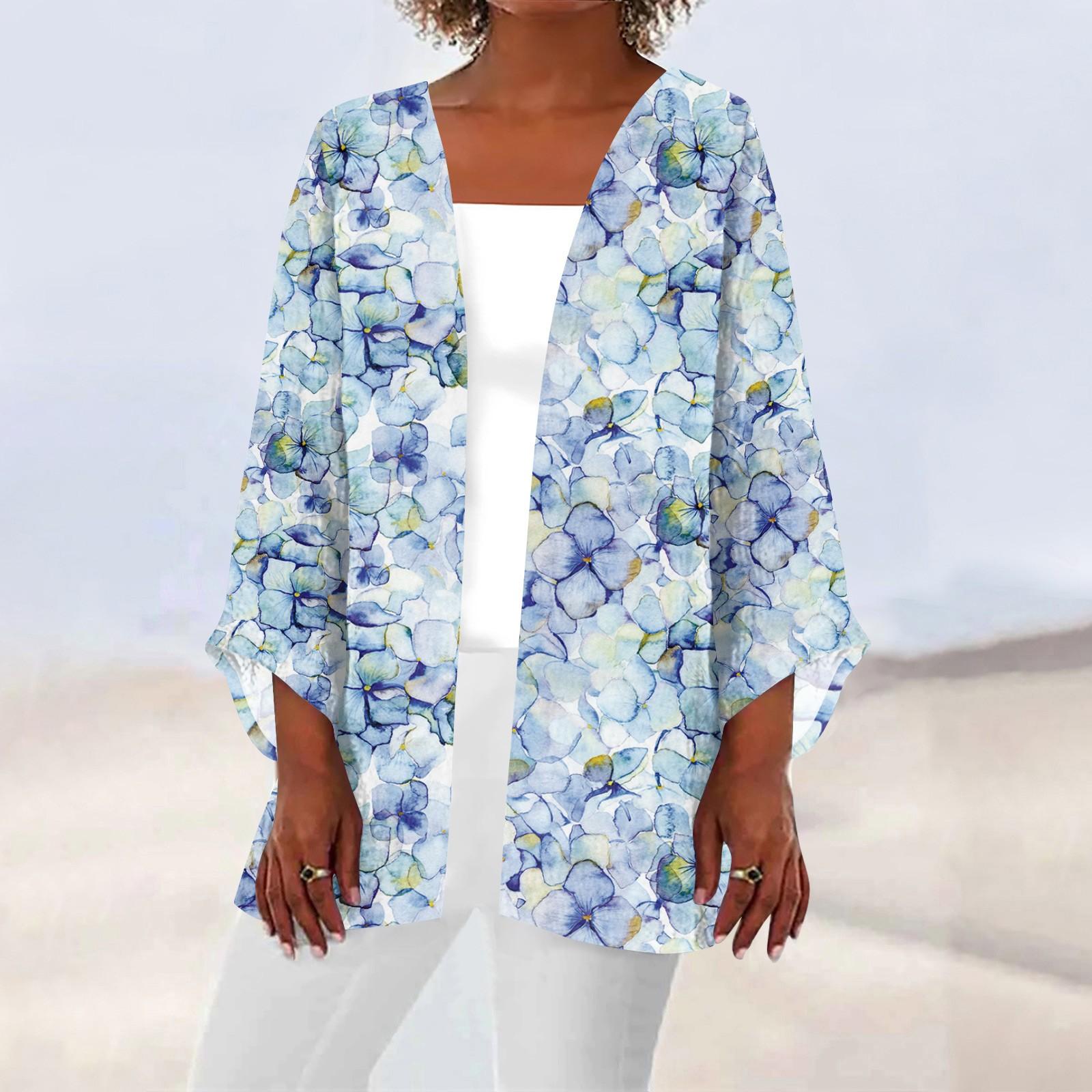 Женская повседневная модная легкая куртка средней длины с принтом в стиле ретро — фото 11