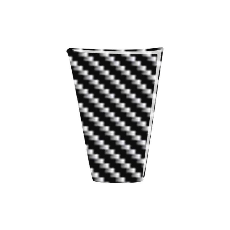 Tesla Carbon Fiber Steering Wheel Sticker: Interior Sport Accessory