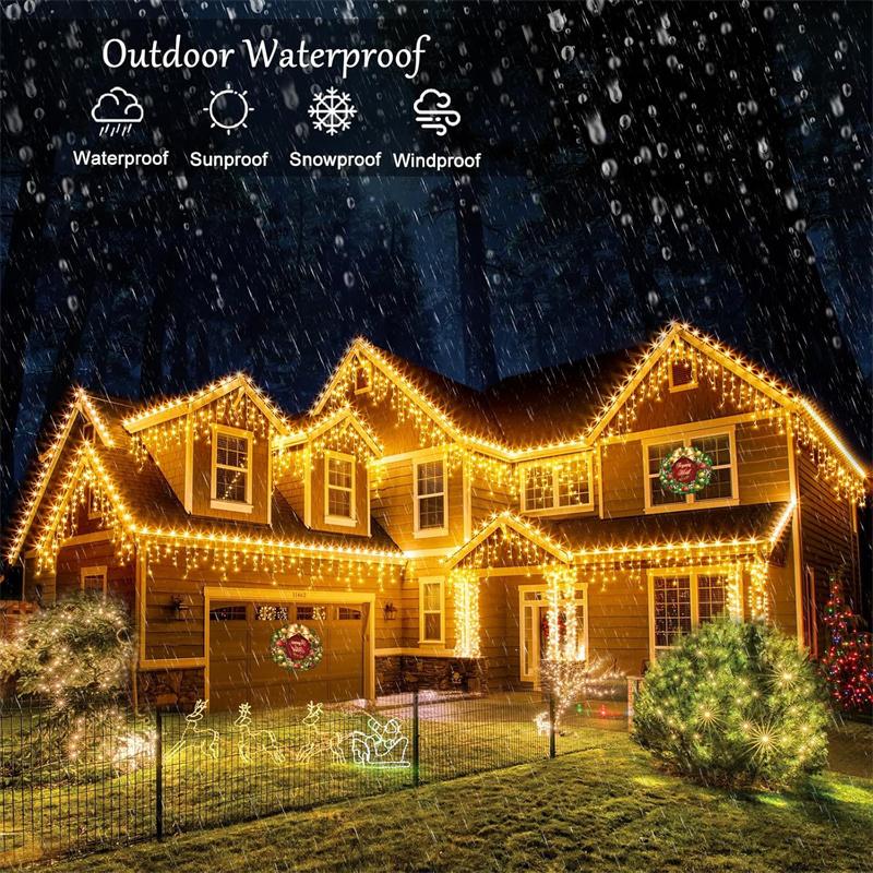 7M Christmas Decoration Solar Led Colorful Lights String Waterproof Outdoor Garden Yard Holiday Decoration Christmas Party Decor