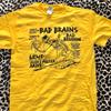 Nové Bad Brains Vintage leták S-234XL Žluté Unisex tričko Unisex tričko