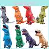 Fantástico Fato Inflável de Dinossauro T-rex para Crianças para a Diversão Suprema de Halloween