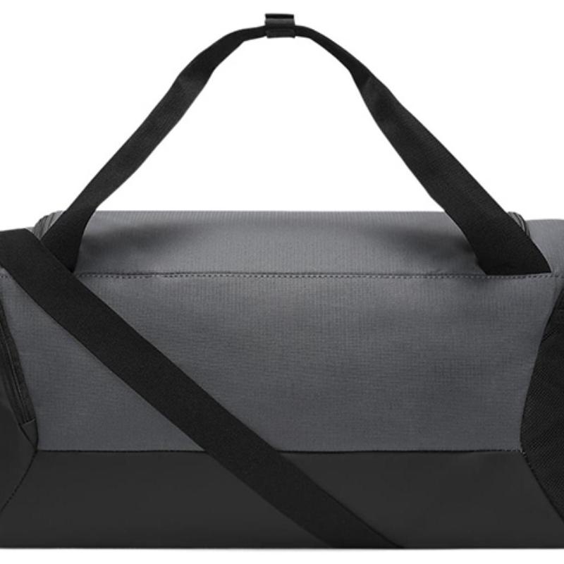 Nike Brasilia Polyester One Shoulder Crossbody Portable Luggage Bag, Gym Bag Trumpets Unisex Black Gray Casual DM3976-068