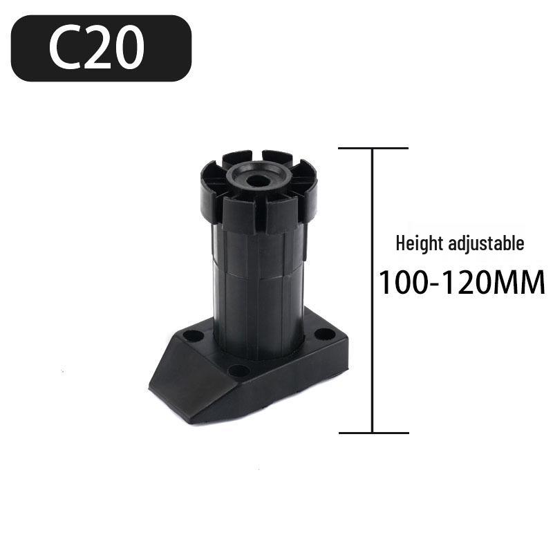 ABS Adjustable Leveling Cabinet Feet - Thickened Plastic Legs for Kitchen and Cupboard Support