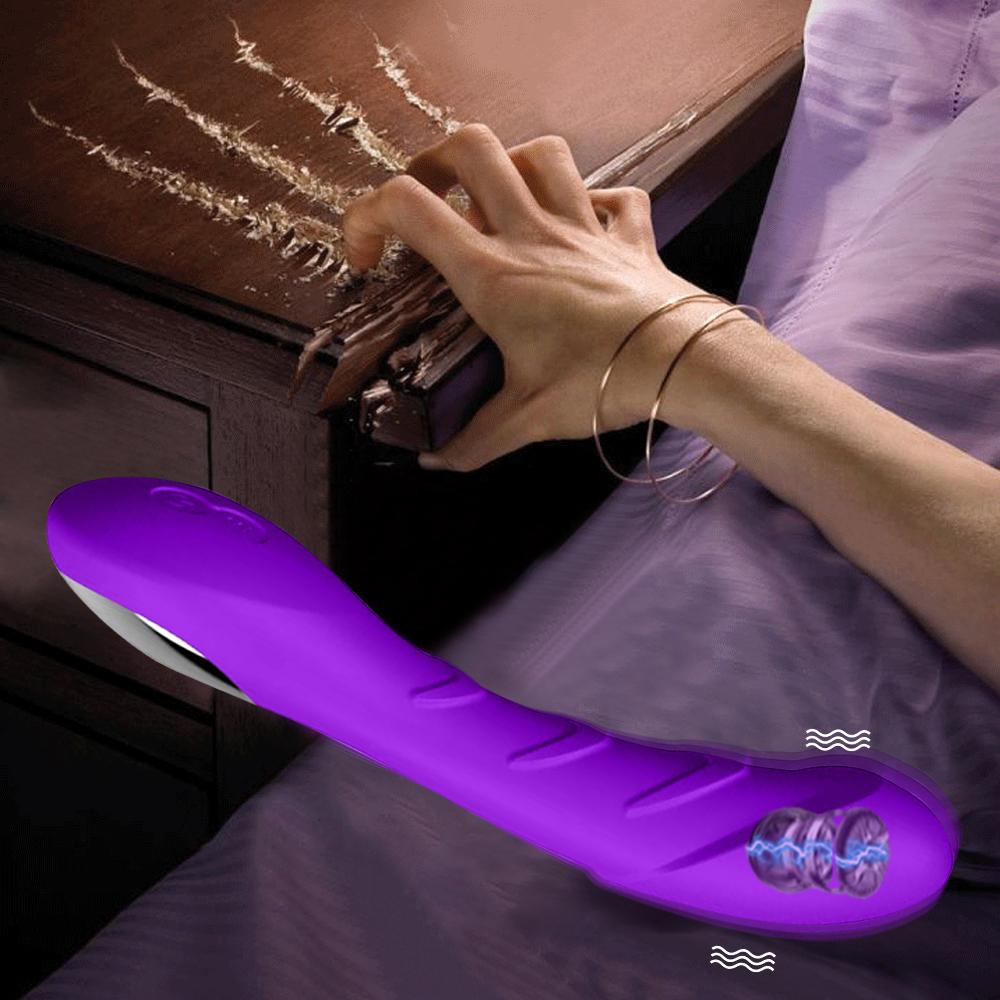 POMFW G-Spot Dildo Vibrator For Kvinner Klitoris Stimulator Myk Silikon Realistiske Vibratorer Sexy Leker Kvinne