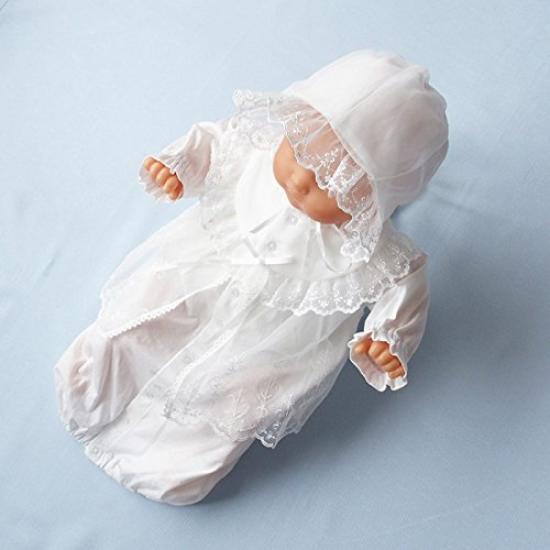 Made in summer newborn baby ceremony dress for shrine set with hat for when you leave the hospital Japan, material, visits, 2-piece