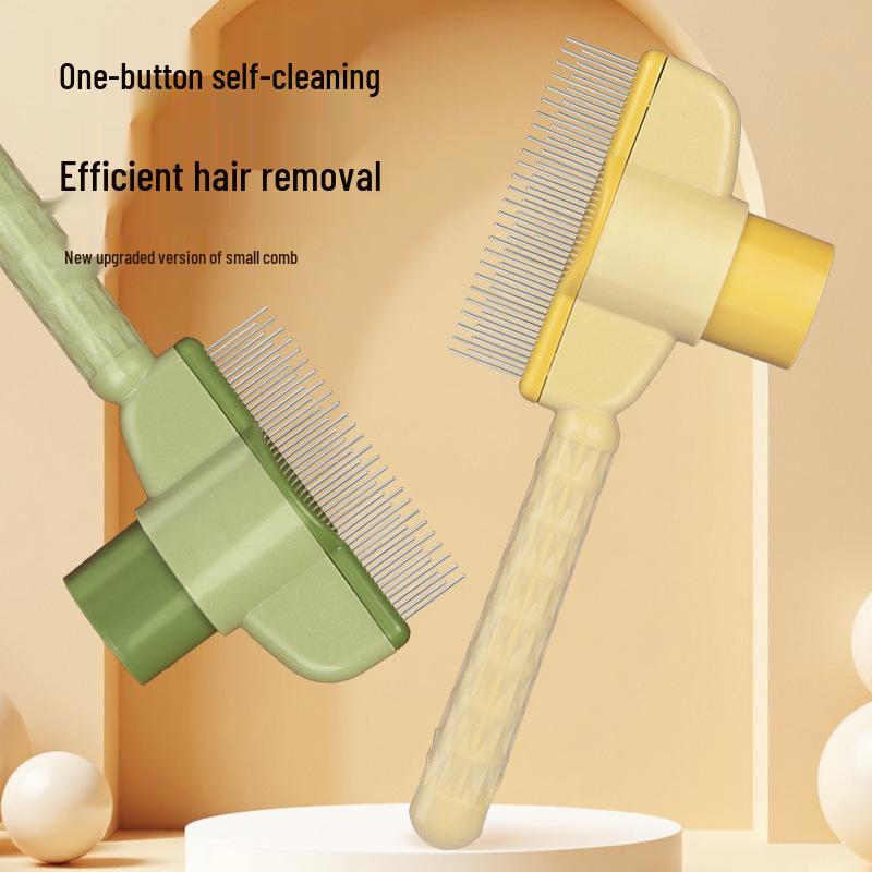 Pet Self-Cleaning Rake: Hair Removal Tool for Cats & Dogs with Newcomer Discount