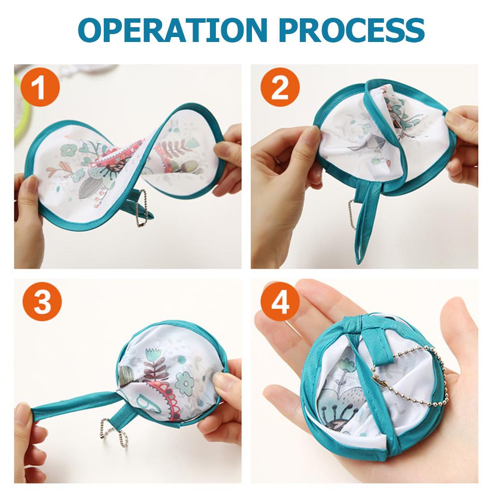 Folding Fan Small Cartoon Fans Bulk Round Hand Summer Foldable Japanese with Handle Handheld