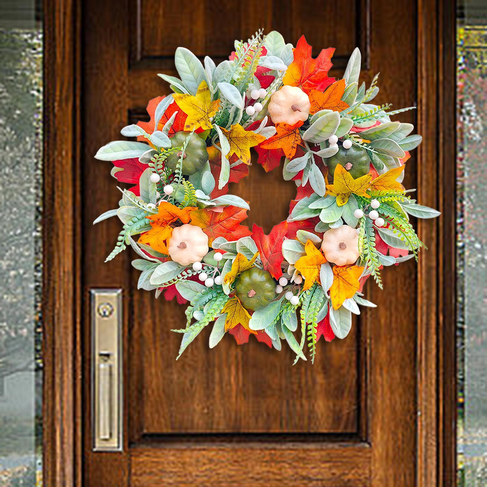 

Венок «Осеннее великолепие» с декором «Урожай» 45cm