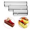 Stainless Steel Mousse Ring Rectangle/Oval/Round Cake Ring Cookie Cutters Mousse Baking Cake Mold Tiramisu Bakeware Tools