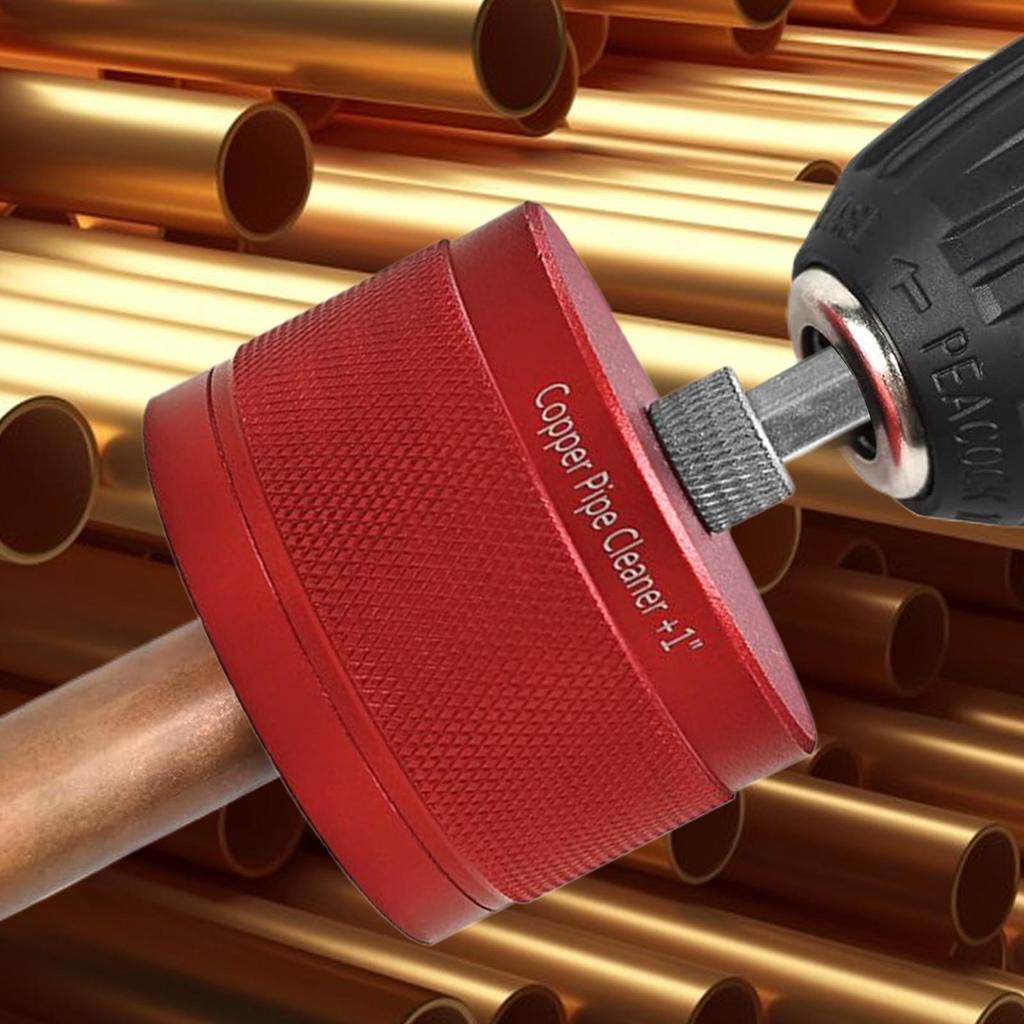 Drill Pipe Cleaner Power Drill Cleaning Rust Brush 1/2 3/4 1 Professional Copper Pipe Cleaner For Home Garage Workshop Industry