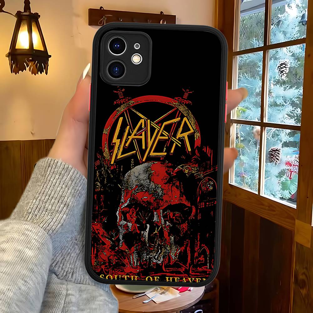 

S-Slayers Band Phone Case For IPhone 16e 16 15 14 13 12 11 Pro Max X XS MAX Plus Spuerstar Matte Cover iphone 12 pro