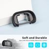 JJC Camera Eyecup Eyepiece Viewfinder for Sony A7 III A7 II A7 A7R IV A7R III A7S II A7S A99 II A9 A58 Camera, Soft Silicone Eye Cup Replacement of
