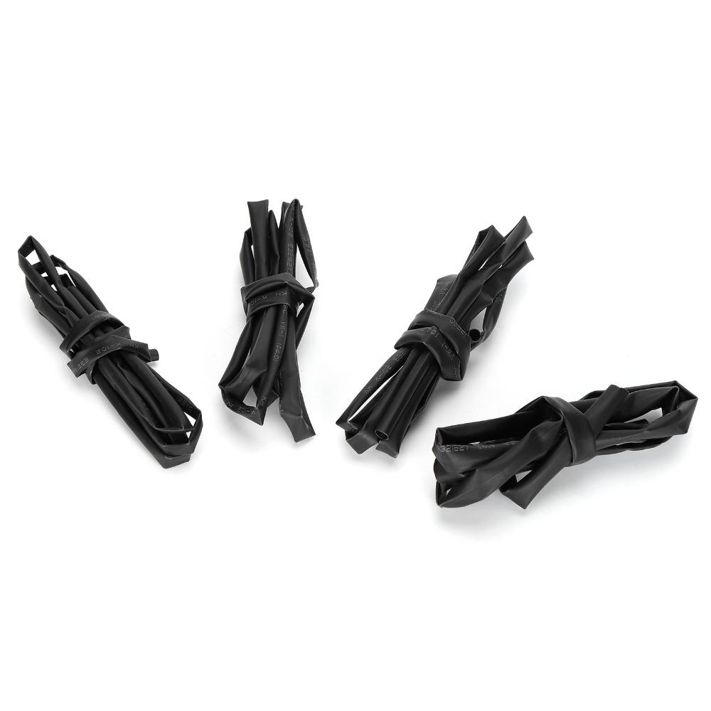 4 PCS 3/ 4/ 5/ 6mm Combination Heat Shrink Tubing Kit 1 Meter Electrical Wire Wrap  Cable Bundling