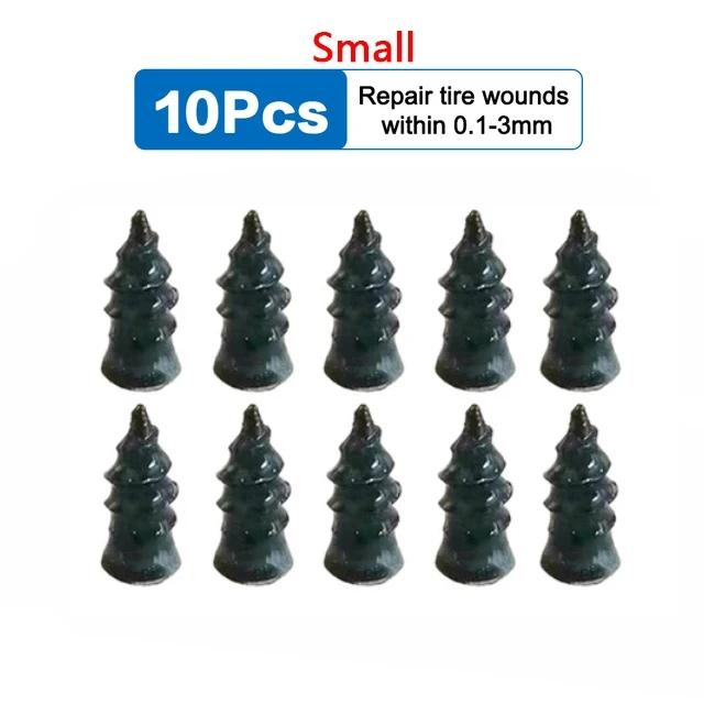 Car Motorcycle Vacuum Tyre Repair Nails Truck Scooter Bike Tire Puncture Repair Tubeless Tools Rubber Metal Accessories