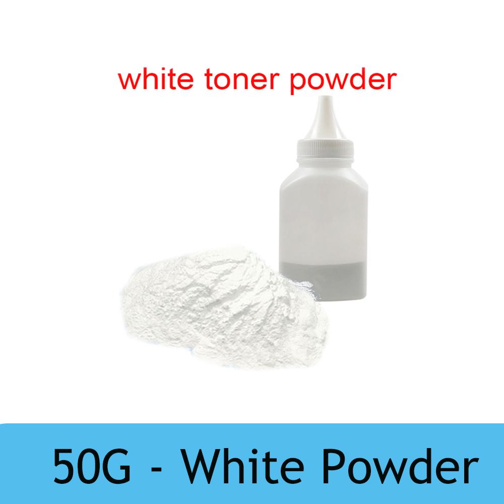 1pc 50g White Refilll Toner Powder Compatible 50g 1pc For HP All-in-one Laser Printer White Toner Cartridge Powder Universal