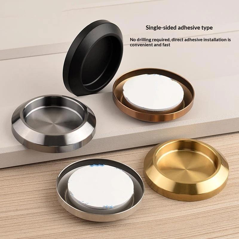 Multifunctional Stainless Steel Invisible Door Handle Concealed Sliding Cupboard Handles Embedded Furniture Handles Glass Doors