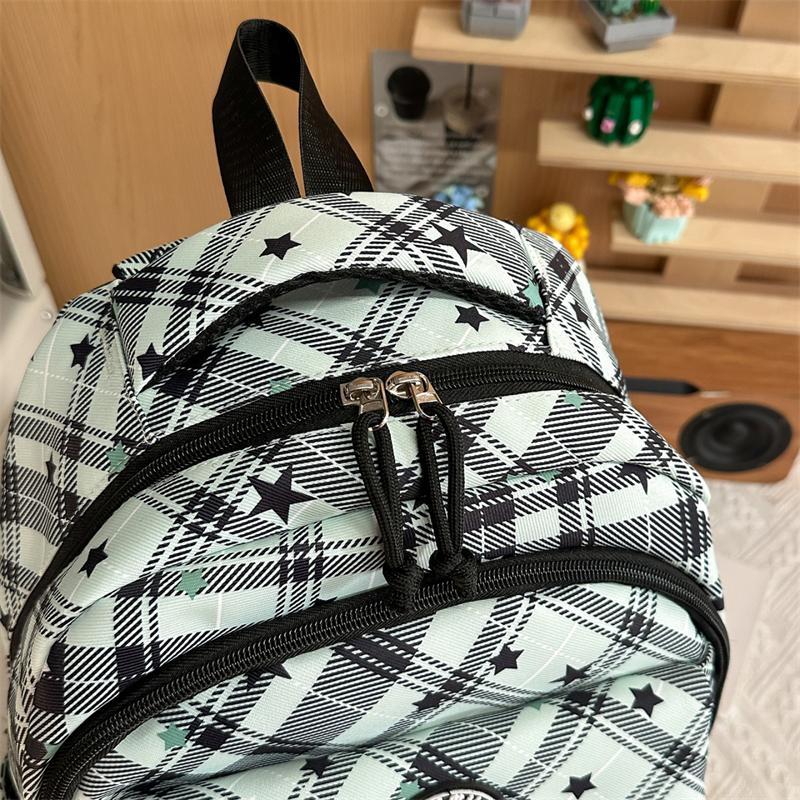 Women's Star Printed Backpack with Coin Purse