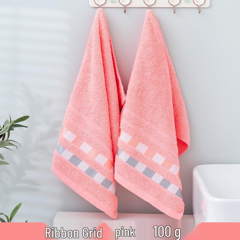 100% Bomull Absorberande Vuxenhandduk – Förtjockad, Mjuk, Ren Bomull