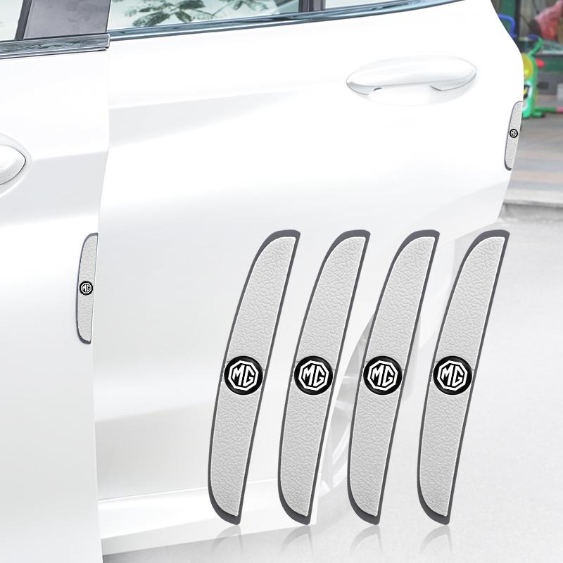 4Pcs Car Door Anti Scratch Protection Strips For Morris Garages MG Rx5 HS MG3 MG5 MG6 MG7 Rubber Decoration Sticker Car Supplie