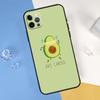 Funny Floral Avocado Unicorn Phone Case For iPhone 15 Pro 16 Pro 11 13 14 Pro Max 12 Mini XR 16 15 Plus 16e Cover Shell