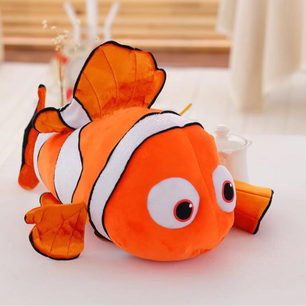 

Small Yellow Clownfish Plush Toy - Goldfish Cushion Doll 25 cm как
