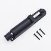 Kickdown Door Stop 2-Pack Easy Step Door Stopper Spring Loaded Telescopic Step On/Off Door Stopper Rubber Adjustable Heavy Duty Door Locks Holder