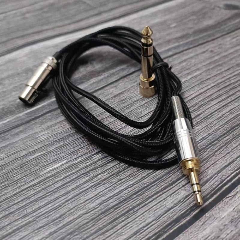 Versatile 3.5mm to MINI XLR3Pin Cable for K240/K240 MKII/K141/K171 Headphone for Stable and Clear Sound Quality