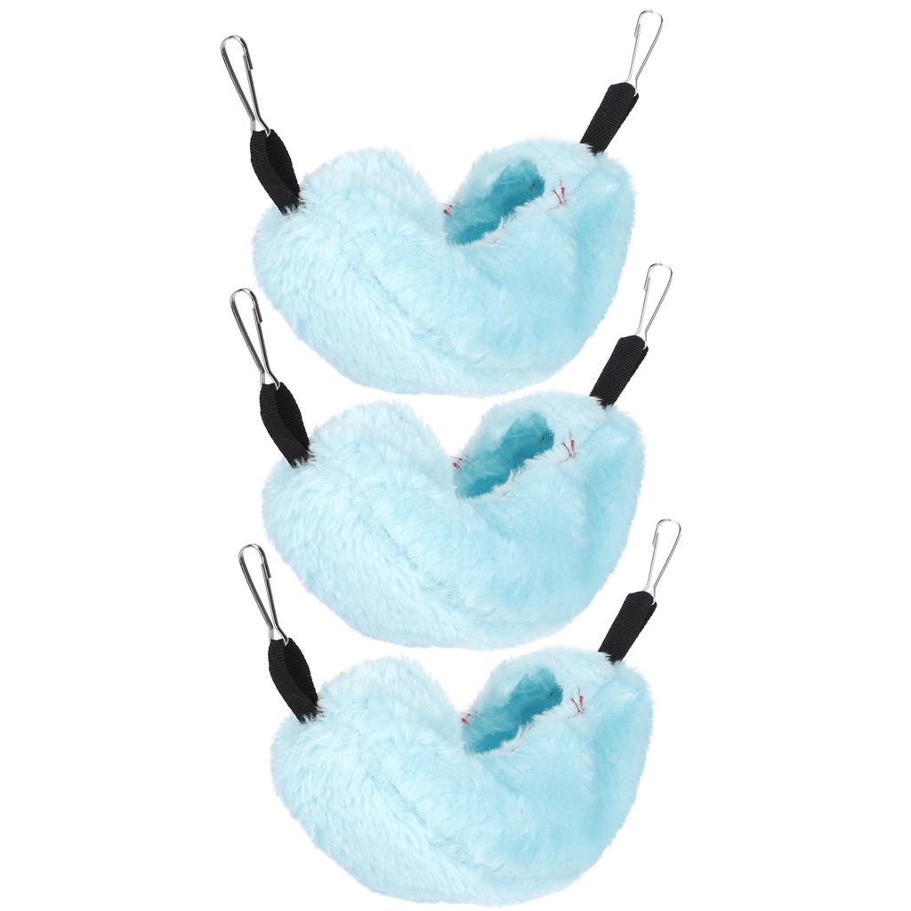 3 Sets Parrots Cage Bird Tent Bed House Hanging Hammock Hamster Nests Small Animals Accessories