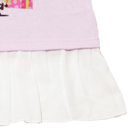 Nakata Classic on8981az Gabby's Dollhouse Ruffled Hem Long Sleeve Sweatshirt, Girls, Purple