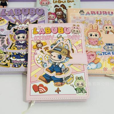 Magnetic Buckle Book, High Value, Cute and Cute, Thickened Notebook for Primary School Children