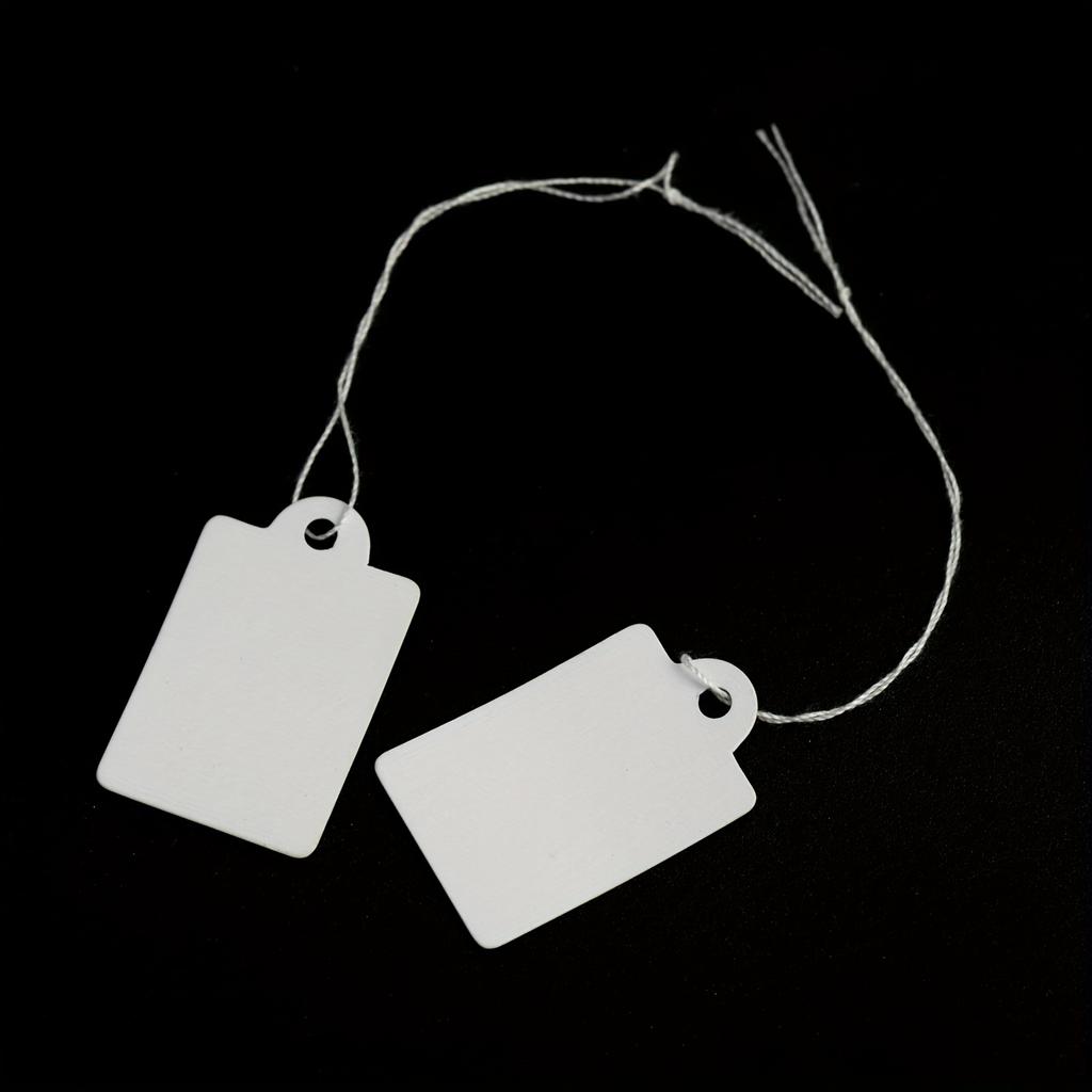 Marking Tags Price Tags Price Labels Display Tags with String Attached Marking Strung Tags Writable Tags Display Label for Product Jewelry Clothing Ta