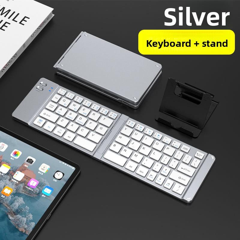

Bluetooth keyboard triple folding keyboard is suitable for iPad, business office mini mobile phone tablet keyboard, suitable for all systems