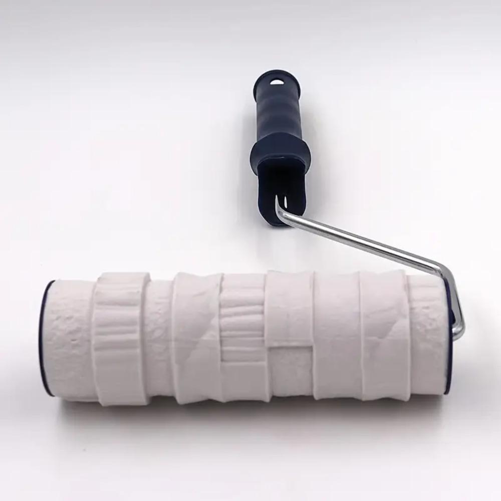Textured Paint Roller for Wall Art Rubber Stamp Polyurethane Embossed Painting Tool