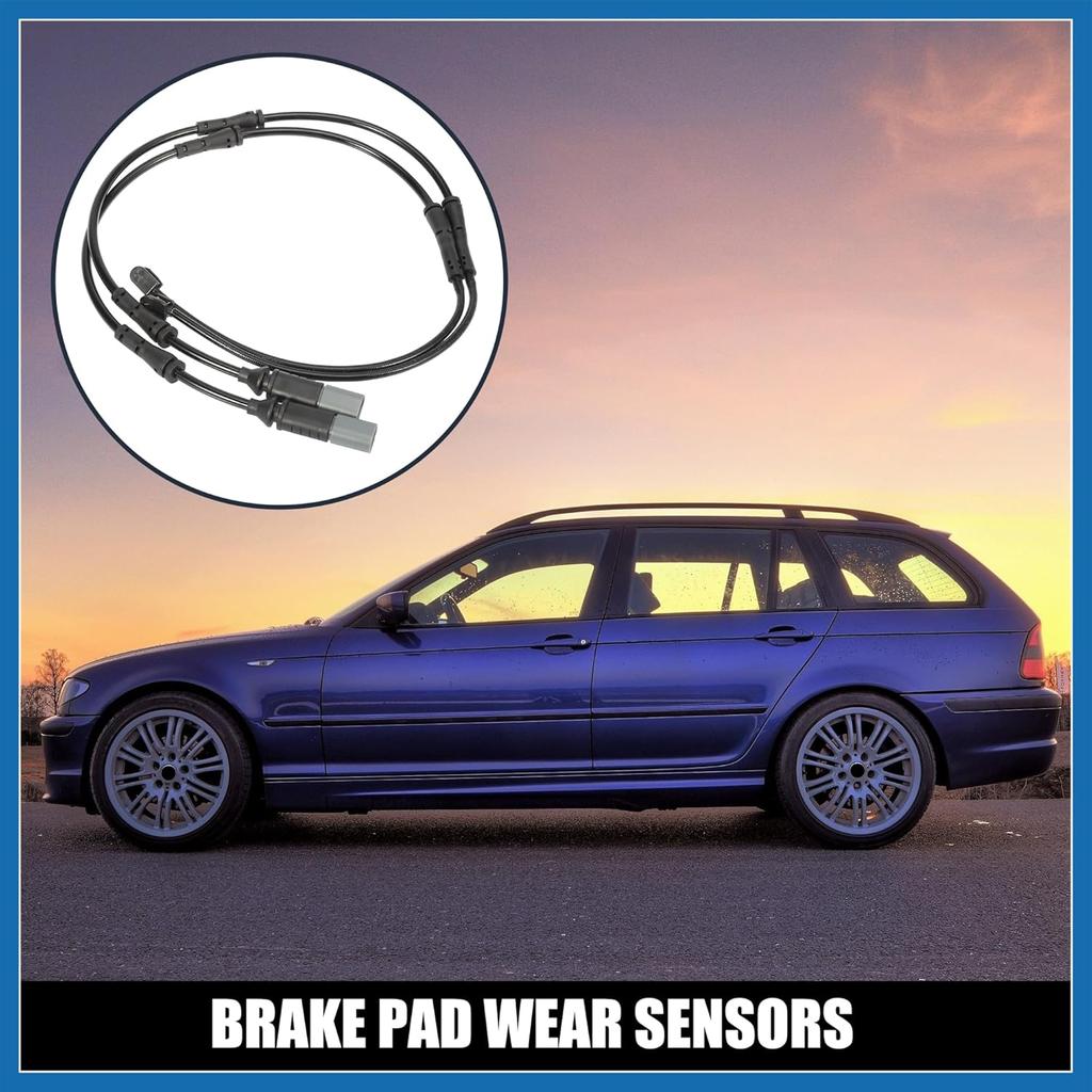 2pcs Car Front Brake Pad Electronic Wear Sensor Indicator 34356792289 for BMW 330i GT XDrive 2017-2018 Item Replacement