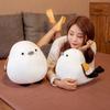 Super Soft Down Cotton Round Ball Shape Lifelike Fat Tits Bird Plush Toy Stuffed Plushie Parrot Cushion For Birthday Gift