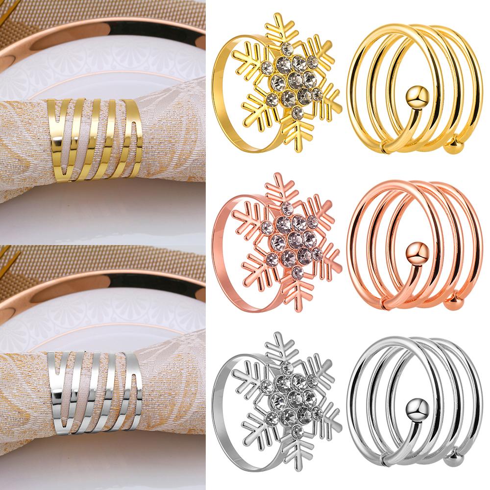 

Supplies Party Supplies Christmas Ornament Table Decoration Napkin Buckle Napkin Rings Towel Holder orange-Style4