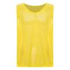 Herren Netz-Trainingsweste mit Aussparungen, Rundhalsausschnitt, Ärmellos, Tanktop, Teamsportbekleidung