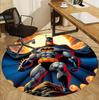 Batman Pattern Round Rug, Indoor/Outdoor Mat, for Picnic, Gameroom, Bedroom, Office, Living Room, Home Decor Carpet, Birthday Gift