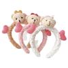 Autumn Winter Cute 3D Milk Bottle Bear Ears Face Washing Headband Hair Accessories for Women