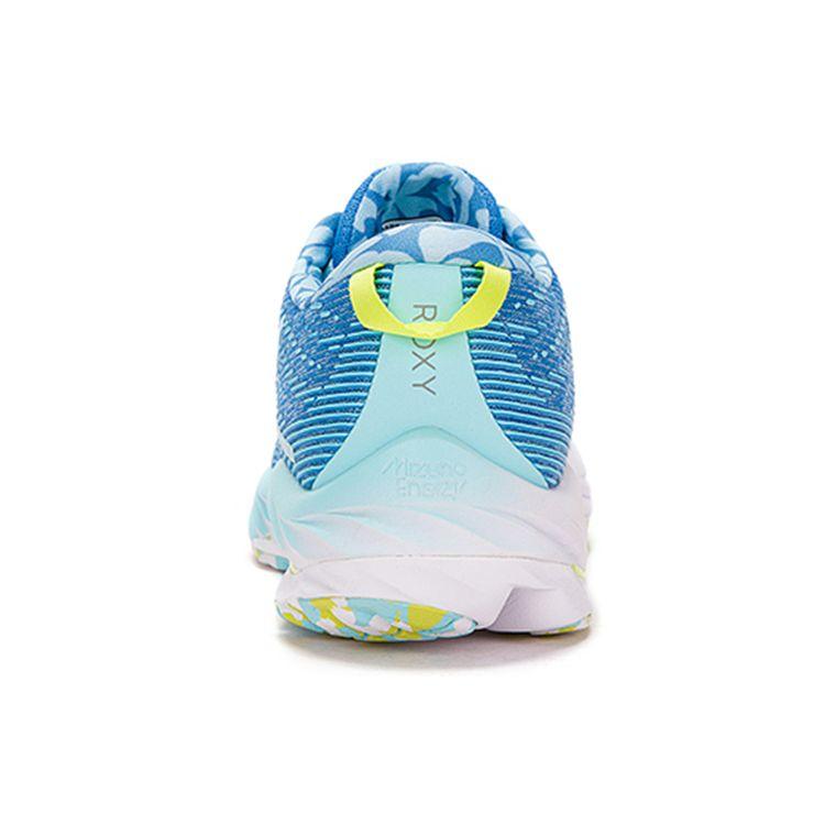 Roxy X Mizuno Wave Rider 26 Rutschfeste Strapazierfähige Atmungsaktive Low-Top Laufschuhe Damen Sneaker Himmelblau J1GD225872