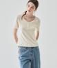 Deuloupisumeon Bay Henley Neck Short Sleeve T-Shirt [White]