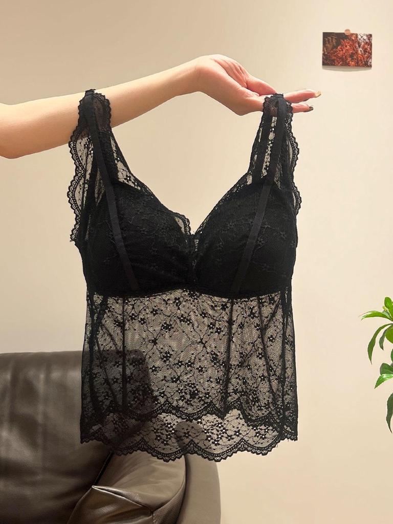 2025 Winter French Luxury Lace Camisole for Women