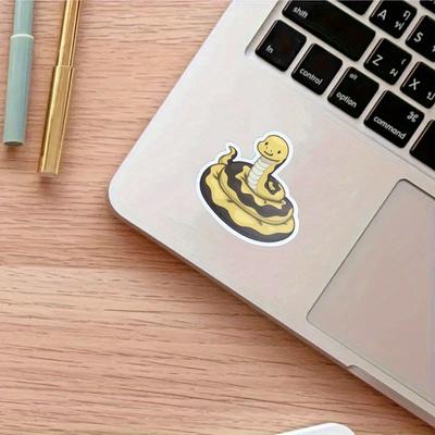 Naklejka Wąż, słodkie naklejki z kreskówkowymi gadami, trwałe na laptopa, samochód, bagaż, deskorolkę i wiele innych - idealne dla nastolatków, dorosłych, kreatywny wystrój i prezent