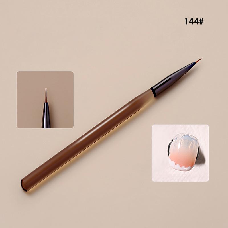 9 Pcs French Stripe Nail Art Liner Brush Set 3D Tips Line Stripes Diy Drawing Pen Uv Gel Brushes Painting Pen Manicure Tools