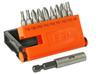 Screwdriver Bit Set 9 Pcs + Magnetic Holder - E-400-0370