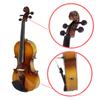 4 4 Full Size Acoustic EQ Electric Violin Fiddle Kit Solid Wood Spruce Face Board with Bow Hard Case Shoulder Rest