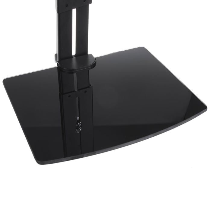 Support mural pour tv avec étagère maclean, max. 20kg, max. vesa 200x200, pour tv 15-42", mc-451