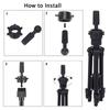 Mini Tripod Stand Metal Adjustable Cosmetology Hairdressing Training Mannequin Head Wig Stand for Doll Head Block Wig