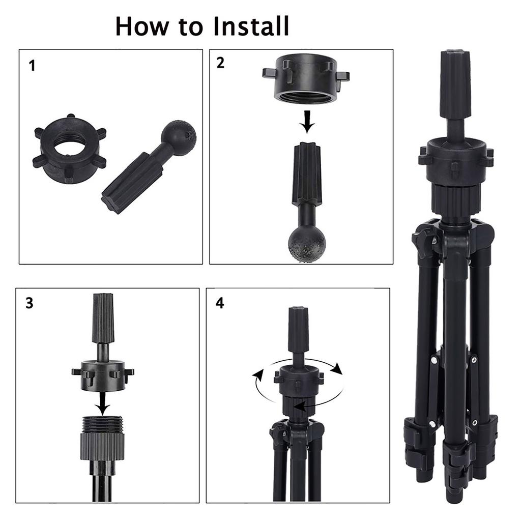 Mini Tripod Stand Metal Adjustable Cosmetology Hairdressing Training Mannequin Head Wig Stand for Doll Head Block Wig