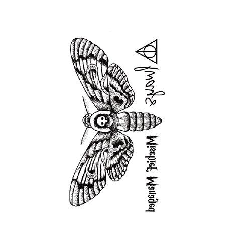 Small Fresh Tattoo Sticker Cute Swallow Fairy Fox Rose Sexy Waterproof Tattoo Sticker Female Suit Sticker